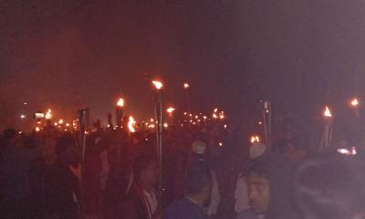 ঢাকা-ভাঙ্গা মহাসড়ক অবরোধ, যান চলাচল বন্ধ