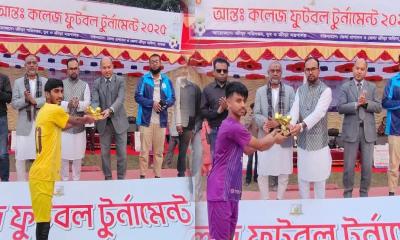 মাগুরায় আন্তঃকলেজ ফুটবল টুর্নামেন্টের সমাপনী অনুষ্ঠিত