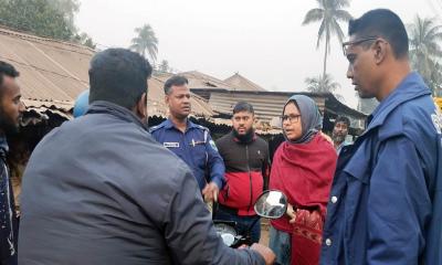 নির্বাচনী আচরণবিধি পর্যবেক্ষণের লক্ষ্যে মোবাইল কোর্ট পরিচালনা
