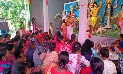 মহম্মদপুরে শারদীয়া মহাষ্টমী পূজায় ভক্তসমাগমে উৎসবের আমেজ