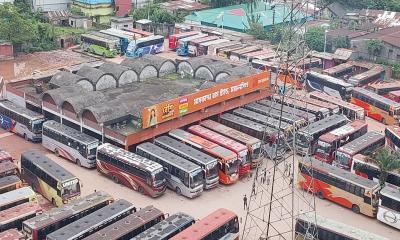 ঢাকা-ময়মনসিংহ রুটে বাস চলাচল অনির্দিষ্টকালের জন্য বন্ধ