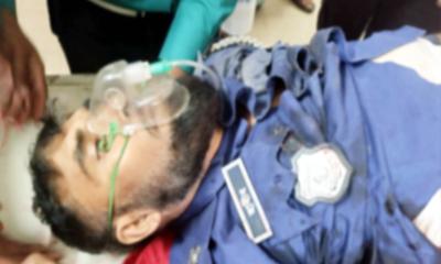 গাজীপুরে ট্রেনে কাটা পড়ে পুলিশ কর্মকর্তা গুরুতর আহত