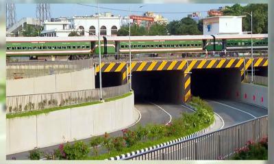 রাজধানীর টিটিপাড়া রেলওয়ে আন্ডারপাস চালু হলো