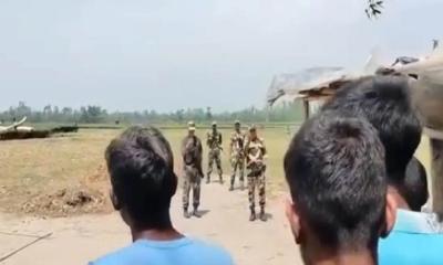 পাটগ্রাম সীমান্তে বিএসএফের গুলিতে বাংলাদেশি কৃষক গুরুতর আহত