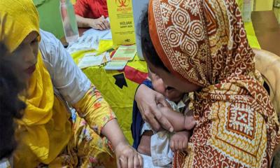 দেশজুড়ে হাম-রুবেলার টিকাদান কর্মসূচি শুরু