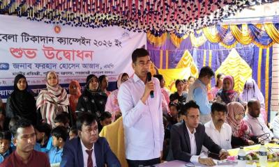 দেবীগঞ্জে হাম-রুবেলা টিকাদান ক্যাম্পেইনের উদ্বোধন