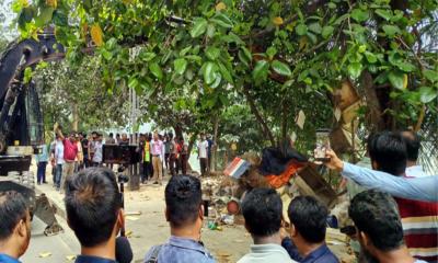 ফুটপাত দখলমুক্ত করতে গুলশানে যৌথ অভিযান