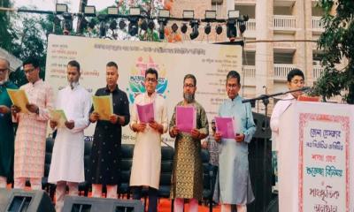 ভোলা প্রেসক্লাবের নবনির্বাচিত কমিটির শপথ অনুষ্ঠিত