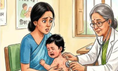 ৬ মাসের কম বয়সি হাম রোগীর সংখ্যা বাড়ছে