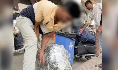 বিমানবন্দরে ফের লাগেজ র‍্যাপিং চক্রের দৌরাত্ম্য