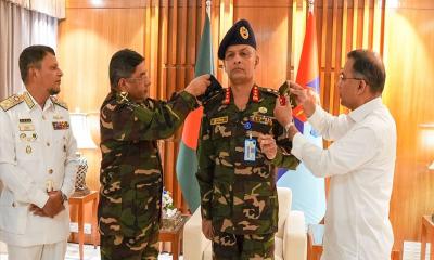 সশস্ত্র বাহিনী বিভাগের নতুন প্রিন্সিপাল স্টাফ অফিসারের দায়িত্বভার গ্রহণ