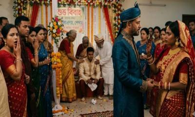 বিয়ের আসরেই স্বামীকে তালাক দিয়ে প্রেমিককে বিয়ে তরুণীর