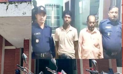 সুন্দরগঞ্জে ৩টি মোটরসাইকেলসহ দুই চোর গ্রেপ্তার