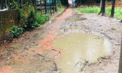 হাইদগাঁওয়ে বেহাল সড়ক, ভোগান্তিতে হাজারো মানুষ