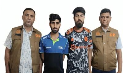 রাজশাহীতে ডিবির অভিযানে ছিনতাইকারী চক্রের দুই সদস্য গ্রেপ্তার