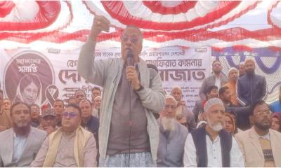 বাবুগঞ্জে বেগম খালেদা জিয়ার রুহের মাগফিরাত কামনায় দোয়া মাহফিল