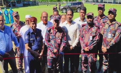 কাচালং বর্ডার গার্ড পাবলিক স্কুলে নবনির্মিত শ্রেণিকক্ষের উদ্বোধন