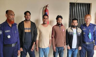 বাঞ্ছারামপুরে বিস্ফোরক মামলায় ৪ যুবলীগ নেতা গ্রেপ্তার