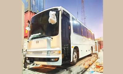 দেশে এসেছে বিএনপি’র কেনা বুলেট প্রুফ বাস