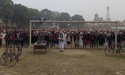 চৌগাছায় শহীদ ওসমান হাদির গায়েবানা জানাজা ও বিক্ষোভ