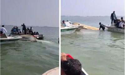 মহেশখালীতে দুই স্পিডবোটের সংঘর্ষে নারীর মৃত্যু, উদ্ধার ১৮