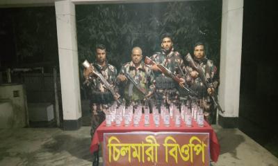 দৌলতপুর সীমান্তে বিজিবির অভিযানে ইয়াবা ও মদ জব্দ, একজন আটক