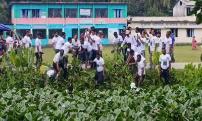 দুমকিতে যুবদলের ‘শহীদ জিয়া স্মৃতি’ পিরতলা খাল পরিষ্কার অভিযান