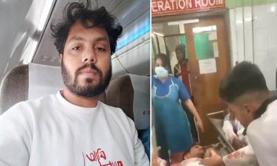 শরিফ ওসমান হাদির মস্তিষ্কে গুলি, চলছে সার্জারি