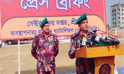 নির্বাচন সামনে রেখে সীমান্ত নিরাপত্তা জোরদার, বিজিবির প্রেস ব্রিফিং