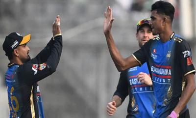 ঢাকাকে বিদায় করে প্লে-অফে রংপুর