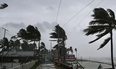 সন্ধ্যার মধ্যে পাঁচ জেলায় ঝড়ের আভাস