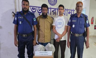 ভেড়ামারায় গাঁজা ও নিষিদ্ধ ট্যাবলেটসহ ৩ মাদক কারবারি আটক