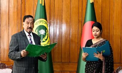 সংরক্ষিত নারী আসনে শপথ নিলেন এনসিপির নুসরাত