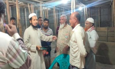 বালিয়াকান্দিতে পেঁয়াজ হাটে ধলতা বিরোধী অভিযান, দুই ব্যবসায়ীকে জরিমানা