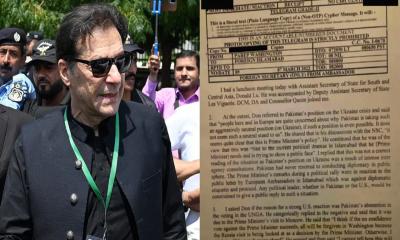 ইমরান খানকে ক্ষমতাচ্যুতে যুক্তরাষ্ট্রের হাত রয়েছে