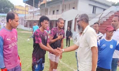 মাগুরায় শহিদ রাব্বি স্মৃতি ফুটবল টুর্নামেন্টের উদ্বোধন