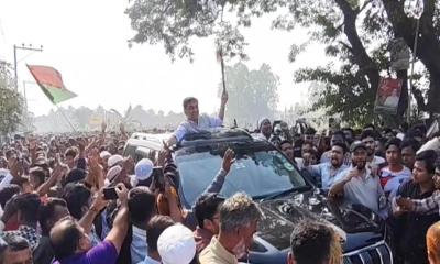 গাজীপুর-১ আসনে নেতাকর্মীদের দোয়া ও আনন্দ র‍্যালি