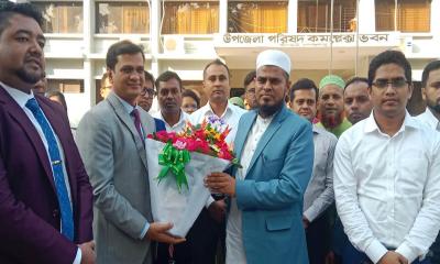 কাশিয়ানীতে জেলা প্রশাসকের বিদায় সংবর্ধনা