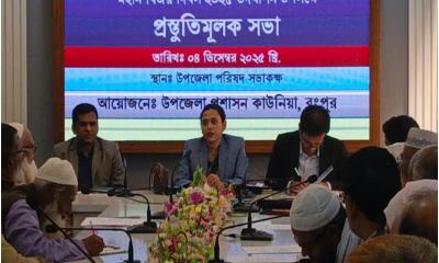 কাউনিয়ায় মহান বিজয় দিবস উদযাপনে প্রস্তুতি সভা