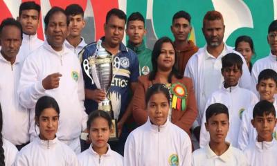 রংপুর বিভাগীয় বার্ষিক ক্রীড়া প্রতিযোগিতায় চ্যাম্পিয়ন কুড়িগ্রাম জেলা