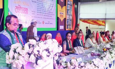 সাহিত্যপ্রেমীদের জন্য ময়মনসিংহে বইমেলার পর্দা উন্মোচন