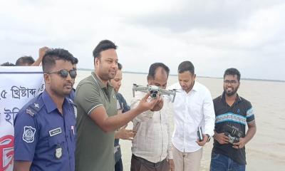 নিষেধাজ্ঞার প্রথম দিনে জেলে শূন্য মেঘনা ও তেতুলিয়া নদী