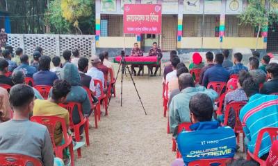 মহেশপুরে বিজিবির জনসচেতনতামূলক মতবিনিময় সভা