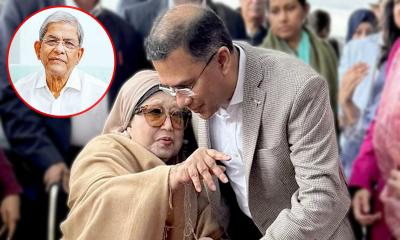 খালেদা জিয়ার শারীরিক অবস্থার ওপর নির্ভর তারেক রহমানের দেশে ফেরা