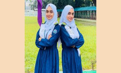 এইচএসসিতেও জিপিএ-৫ পেলেন যমজ দুই বোন