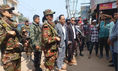 মধুপুরে যৌথ বাহিনীর মহড়া অনুষ্ঠিত