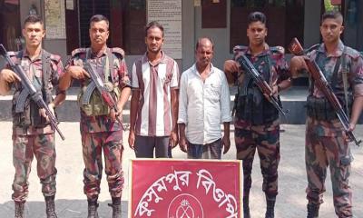 মহেশপুরে বিজিবির অভিযান: ফেন্সিডিল উদ্ধার ও ৬ বাংলাদেশি নাগরিক আটক