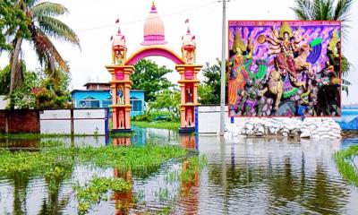 জলাবদ্ধ ভবদহে পূজা উৎসবের আমেজ নেই