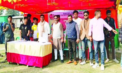 ঈশ্বরগঞ্জে উৎসবমুখর পরিবেশে ঘরোয়া ক্রিকেট টুর্নামেন্ট শুরু