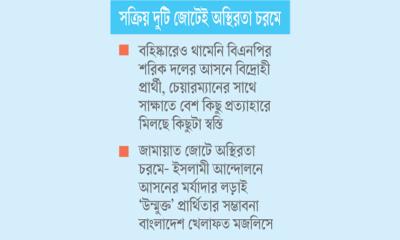 জোট সংসারে তুষের আগুন